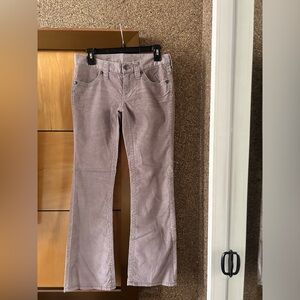 LondonJean Women’s Purple Boot Leg Jeans, Size 2 Short, NWT